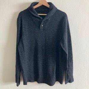 Shawl Collar Wool Sweater